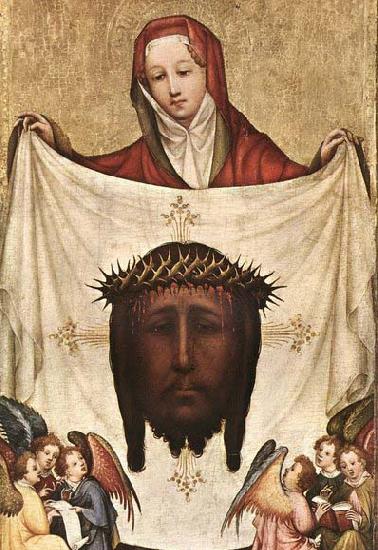 MASTER of Saint Veronica St. Veronica with the Holy Kerchief France oil painting art